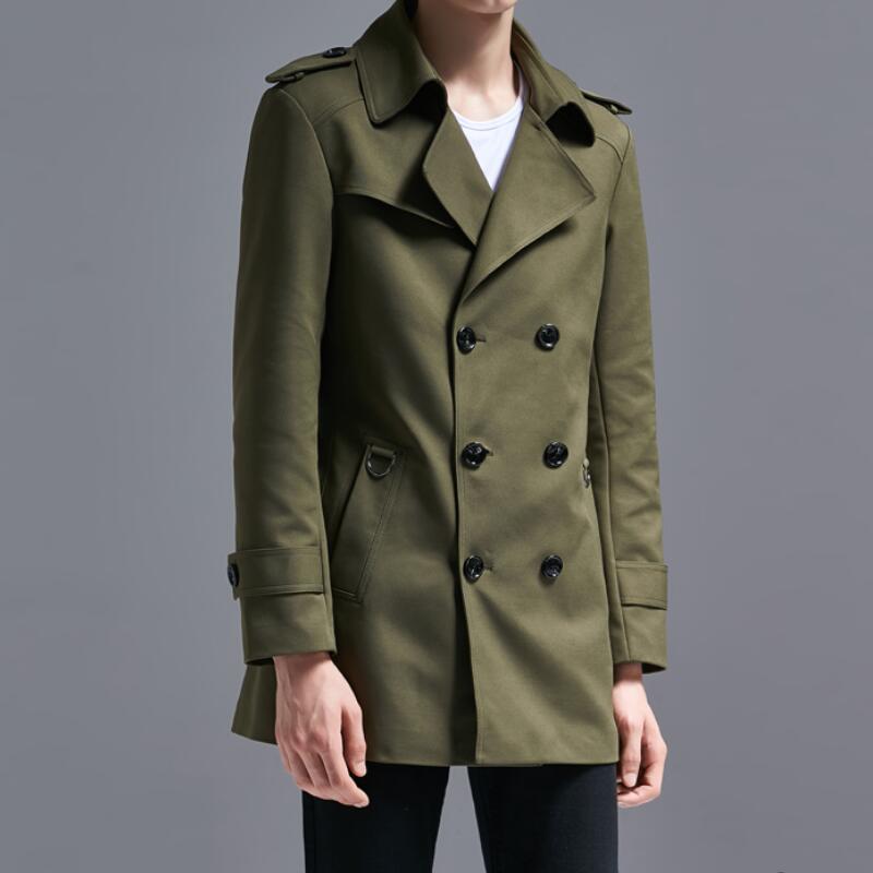 HOT/Spring Men's New Fashion Mid-length double-breasted lapel cotton jacket Personalized customization Large size /S-6XL, Khaki
HOT/Spring Men's New Fashion Mid-length double-breasted lapel cotton jacket Personalized customization Large size /S-6XL, Khaki
