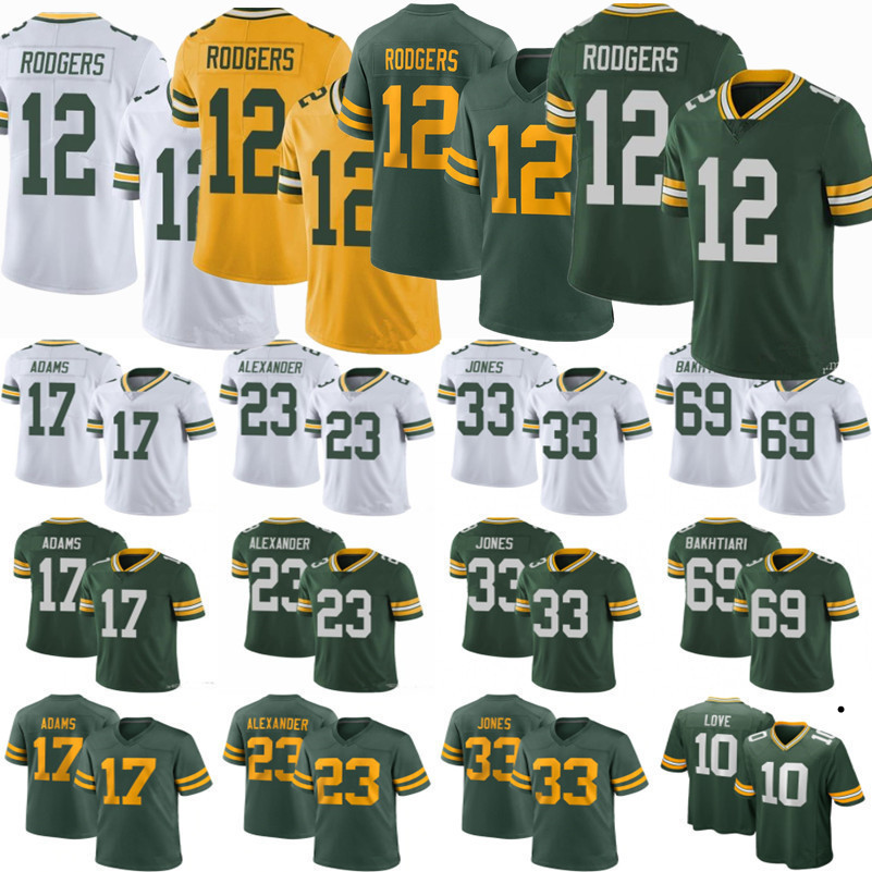 12 Aaron Rodgers Jersey Men women youth Green 23 Jaire Alexander 17 Davante Adams 33 Aaron Jones 69 David Bakhtiari Packeres 10 Love Football Jerseys, Color
12 Aaron Rodgers Jersey Men women youth Green 23 Jaire Alexander 17 Davante Adams 33 Aaron Jones 69 David Bakhtiari Packeres 10 Love Football Jerseys, Color