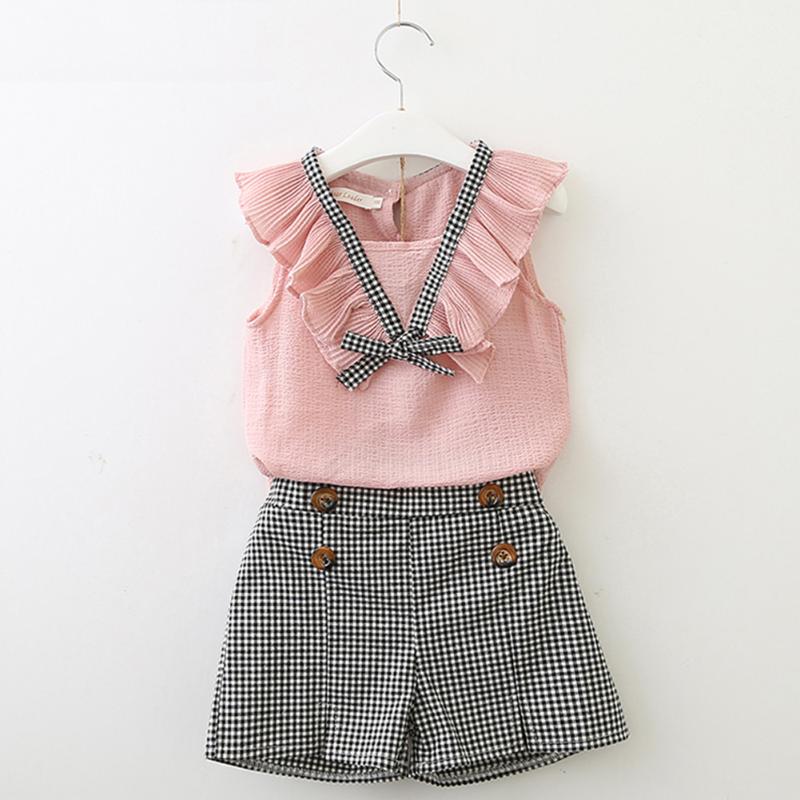 2-7T Infant Kids Baby Girls Clothing set Fashiong Cute Outfits Sleeveless Ruffles T-shirt Tops Pants Shorts costume, As pic
2-7T Infant Kids Baby Girls Clothing set Fashiong Cute Outfits Sleeveless Ruffles T-shirt Tops Pants Shorts costume, As pic