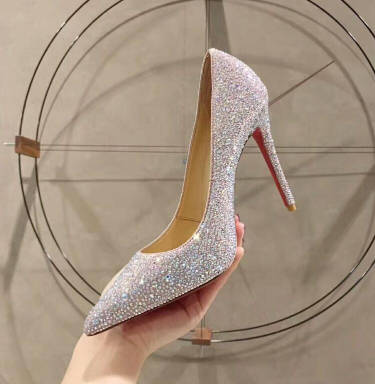 Hot Sale-New Red Bottom high heels for woman party shoes thin heels rhinestones Glitter leather ladies Pumps Dress shoe Wedding Shoes, Black
Hot Sale-New Red Bottom high heels for woman party shoes thin heels rhinestones Glitter leather ladies Pumps Dress shoe Wedding Shoes, Black