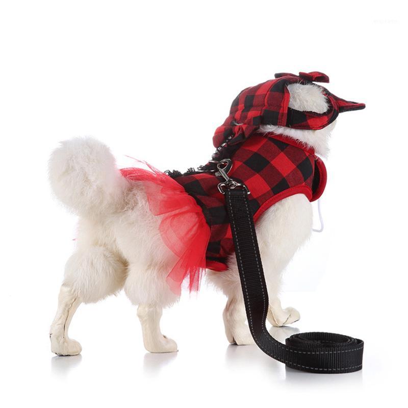 Plaid Dog Princess Tutu Dress Skirt Dog Clothes small Pet Cat Harness Dress and Leash Collar Leads With Hat1
Plaid Dog Princess Tutu Dress Skirt Dog Clothes small Pet Cat Harness Dress and Leash Collar Leads With Hat1