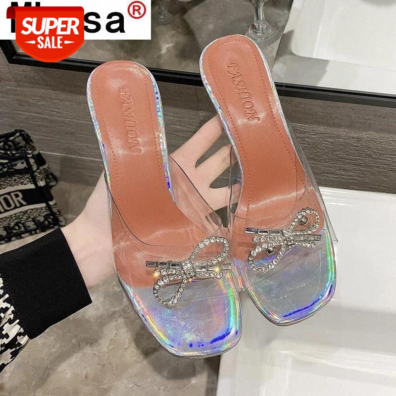 2021 Summer Women Transparent Pumps Fashion Bowknot Rhinestone High Heel Women Open Toe Square Head Party High Heels Shoes Woman #IB1O, Black
2021 Summer Women Transparent Pumps Fashion Bowknot Rhinestone High Heel Women Open Toe Square Head Party High Heels Shoes Woman #IB1O, Black