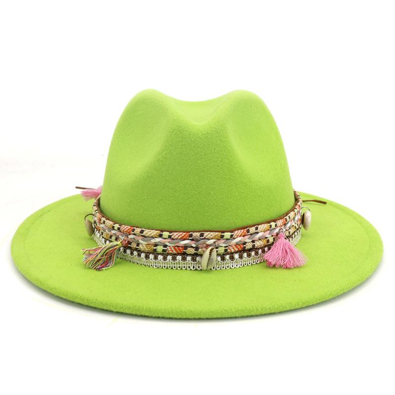 2020 Womens Fedora Hats Wool Jazz Hats Female National Retro Autumn Winter Classic Ladies Trilby Hat
2020 Womens Fedora Hats Wool Jazz Hats Female National Retro Autumn Winter Classic Ladies Trilby Hat
