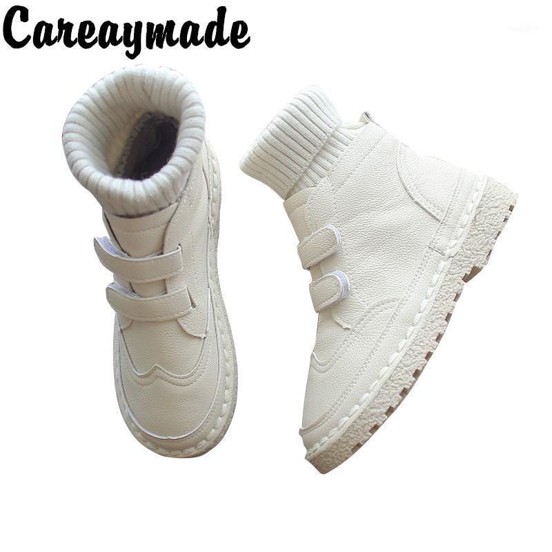 Careaymade-Artistic model soft soled handmade women's boots style simple small fresh boots wool mouth CASUAL1, Beige
Careaymade-Artistic model soft soled handmade women's boots style simple small fresh boots wool mouth CASUAL1, Beige