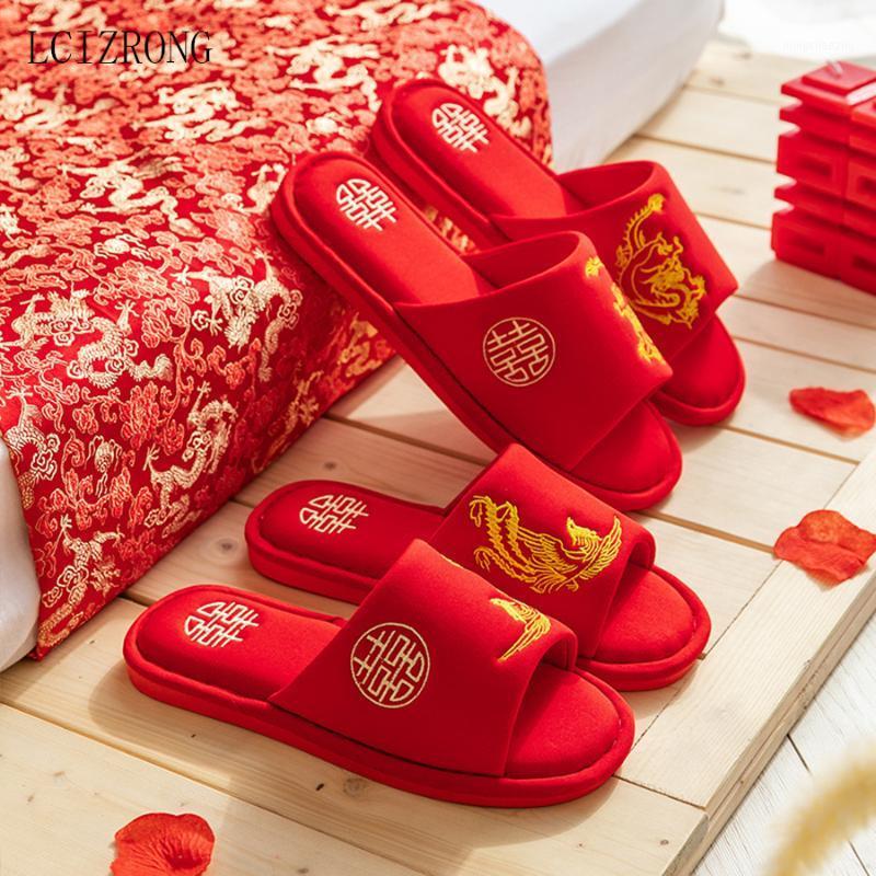 Summer Chinese Style Women Wedding Slippers Red Indoor Comfortable Embroidery Couple Home Slippers Winter Non-slip Home Slipper1, Men
Summer Chinese Style Women Wedding Slippers Red Indoor Comfortable Embroidery Couple Home Slippers Winter Non-slip Home Slipper1, Men