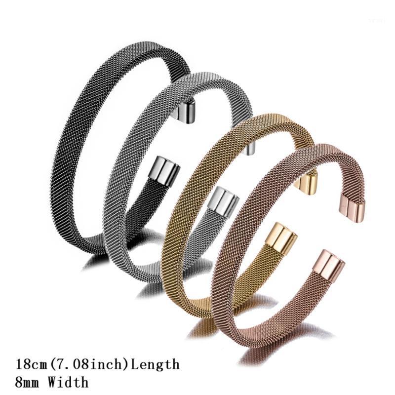 Charm Cuff Bracelets For Women Four Color Stainless Steel Open Simple Wide Spring Bracelet & Bangles Fashion Jewelry1
Charm Cuff Bracelets For Women Four Color Stainless Steel Open Simple Wide Spring Bracelet & Bangles Fashion Jewelry1