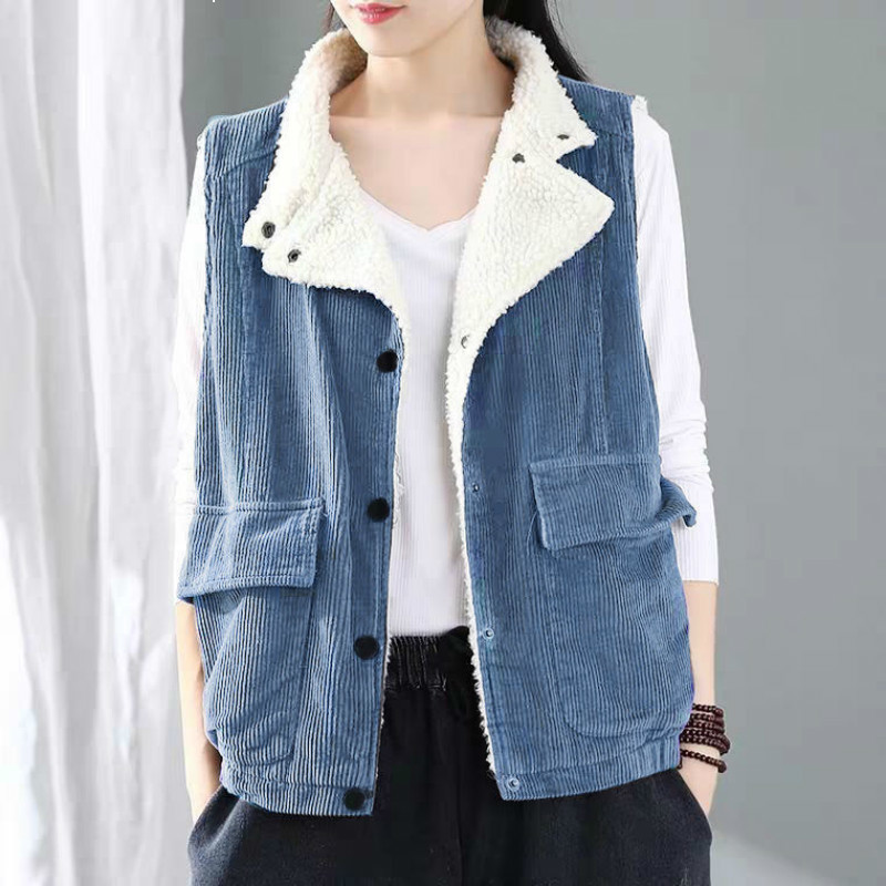 New winter 2021 women's sleeveless velvet jackets from the female thick vintage vest plus size 4xl y166 D36X, Unkhuangseunk
New winter 2021 women's sleeveless velvet jackets from the female thick vintage vest plus size 4xl y166 D36X, Unkhuangseunk