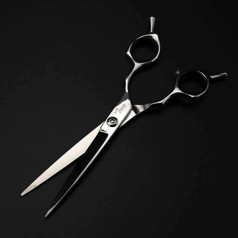 new arrival JAGUAR 6.5 inch hair scissors 6CR professional barber thinning cutting scissors Double tail