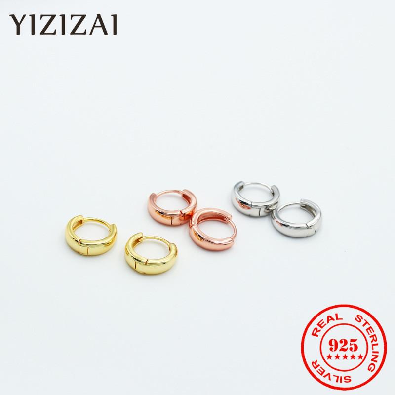 Hoop & Huggie YIZIZAI Vintage Glossy Geometry Round Circle 925 Sterling Silver Earrings For Women Earring Pendientes Mujer Ear Jewelry
Hoop & Huggie YIZIZAI Vintage Glossy Geometry Round Circle 925 Sterling Silver Earrings For Women Earring Pendientes Mujer Ear Jewelry