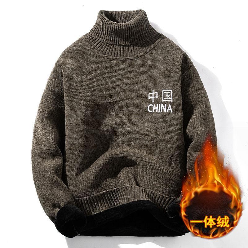 2021 New Men's Blouse Plus Velvet Vet Winter Youth High Knitted Collar Wool Student Sweater AYMC, Xxl
2021 New Men's Blouse Plus Velvet Vet Winter Youth High Knitted Collar Wool Student Sweater AYMC, Xxl