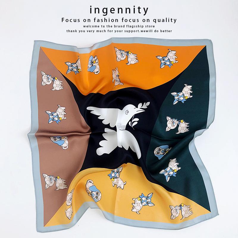 Hot Sale 2020 New Women Hijab Winter Bird 100% Silk Scarf Small Square Scarves Women's Neck Bandana Poncho Foulard Femme
Hot Sale 2020 New Women Hijab Winter Bird 100% Silk Scarf Small Square Scarves Women's Neck Bandana Poncho Foulard Femme
