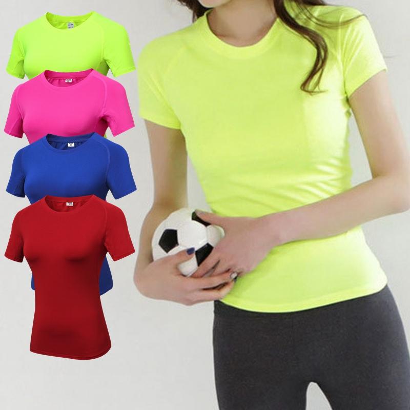 New Quality Women' yoga Shirt training short sleeve Slim T-Shirt Workout running shirt, Green
New Quality Women' yoga Shirt training short sleeve Slim T-Shirt Workout running shirt, Green