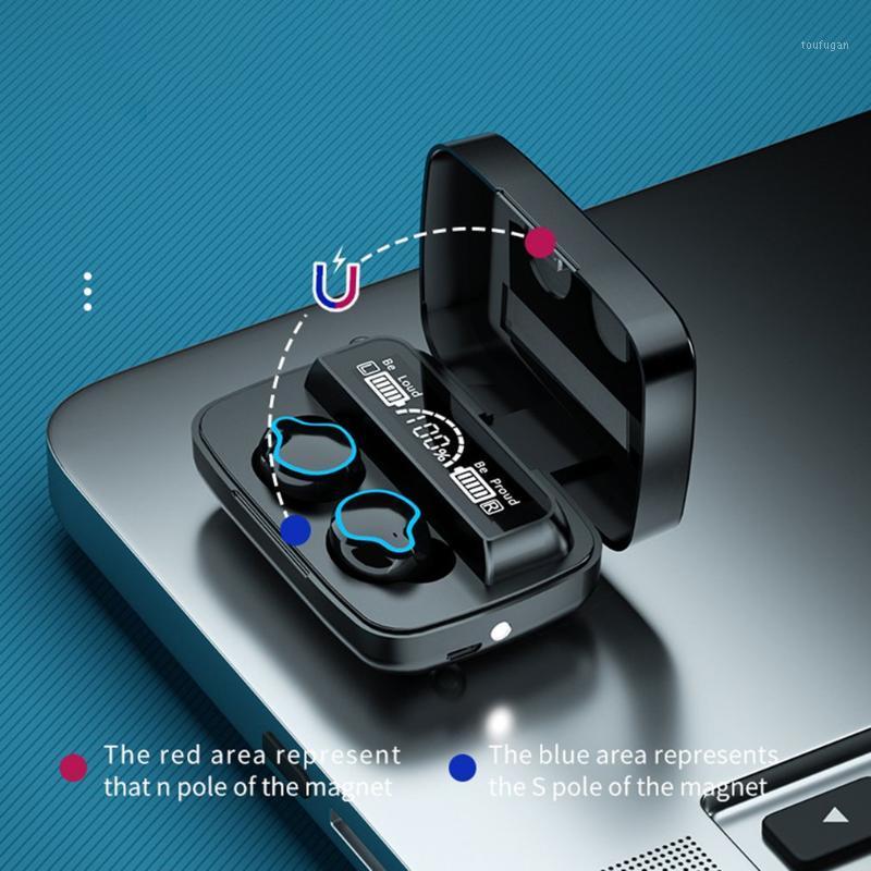 M9 Wireless Headset Mirror Power Display Touch Noise Reduction Magnetic Induction Sports Waterproof Earphone1, Black
M9 Wireless Headset Mirror Power Display Touch Noise Reduction Magnetic Induction Sports Waterproof Earphone1, Black