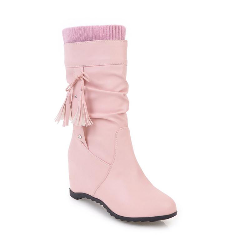 Women's shoes in the winter of 2020 new high increased with the canister boots of 40 to 43, 181106, Black
Women's shoes in the winter of 2020 new high increased with the canister boots of 40 to 43, 181106, Black