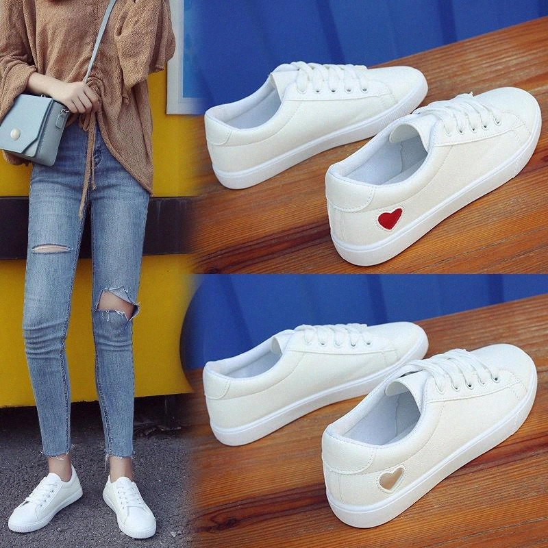 New Women White Shoes Fashion Vulcanize Shoes Casual Loafers Classics Sneakers Low Top Woman Soft Bottom Low Heels Ladies #Bl8t
New Women White Shoes Fashion Vulcanize Shoes Casual Loafers Classics Sneakers Low Top Woman Soft Bottom Low Heels Ladies #Bl8t