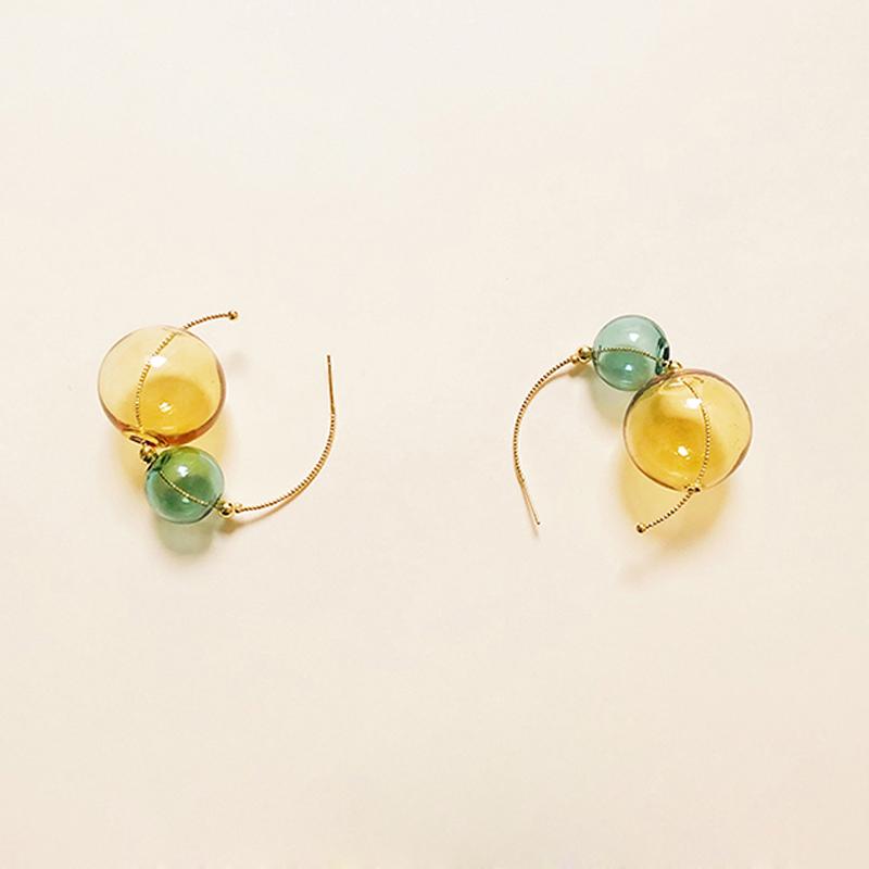 Fresh Handmade Glass Ball Hoop Earrings For Women 2020 Original Yellow Green Bubble Chic Earrings Jewelry Earings Femme Bijoux
Fresh Handmade Glass Ball Hoop Earrings For Women 2020 Original Yellow Green Bubble Chic Earrings Jewelry Earings Femme Bijoux