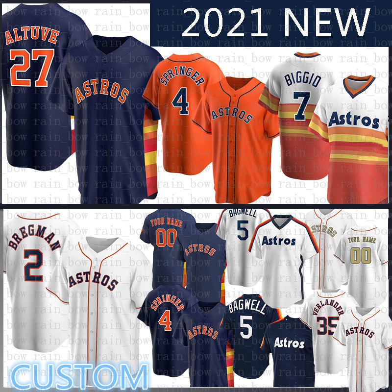 2020 New Jose Altuve Custom Alex Bregman Baseball Jersey Justin Verlander Nolan Ryan Craig Biggio Carlos Correa George Springer Jeff Bagwell, Custom(taikongren-fugu)
2020 New Jose Altuve Custom Alex Bregman Baseball Jersey Justin Verlander Nolan Ryan Craig Biggio Carlos Correa George Springer Jeff Bagwell, Custom(taikongren-fugu)