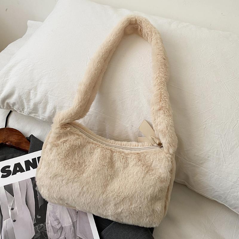 Evening Bags Fashion Plush Shoulder Handbags Vintage Women Solid Color Underarm Bag Portable Square Travel Street Purse
Evening Bags Fashion Plush Shoulder Handbags Vintage Women Solid Color Underarm Bag Portable Square Travel Street Purse