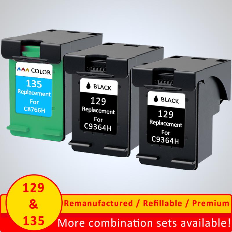 Xiangyu 3 Pieces 129 135 Ink Cartridges Compatible for 129 for 135 C4140 C4170 C4173 C4175 C4180 C4190 5943 6943 D4163 2575
Xiangyu 3 Pieces 129 135 Ink Cartridges Compatible for 129 for 135 C4140 C4170 C4173 C4175 C4180 C4190 5943 6943 D4163 2575