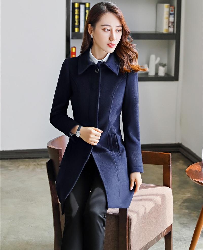 New 2020 Fall Winter Fashion Women Coat Navy Blue Long Female Outerwear Clothes Ladies Coat Slim
New 2020 Fall Winter Fashion Women Coat Navy Blue Long Female Outerwear Clothes Ladies Coat Slim