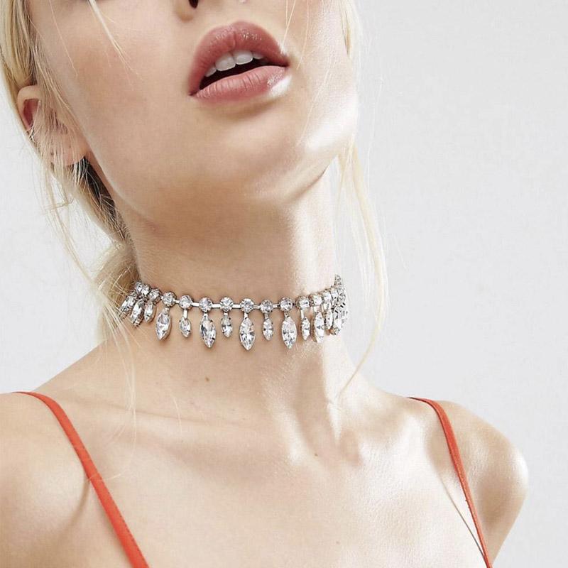 Chokers Simple Est Fashion Jewelry Accessories Bohemia Mixed Color Drop Crystal With Choker Necklace For Couple Lovers' N300
Chokers Simple Est Fashion Jewelry Accessories Bohemia Mixed Color Drop Crystal With Choker Necklace For Couple Lovers' N300