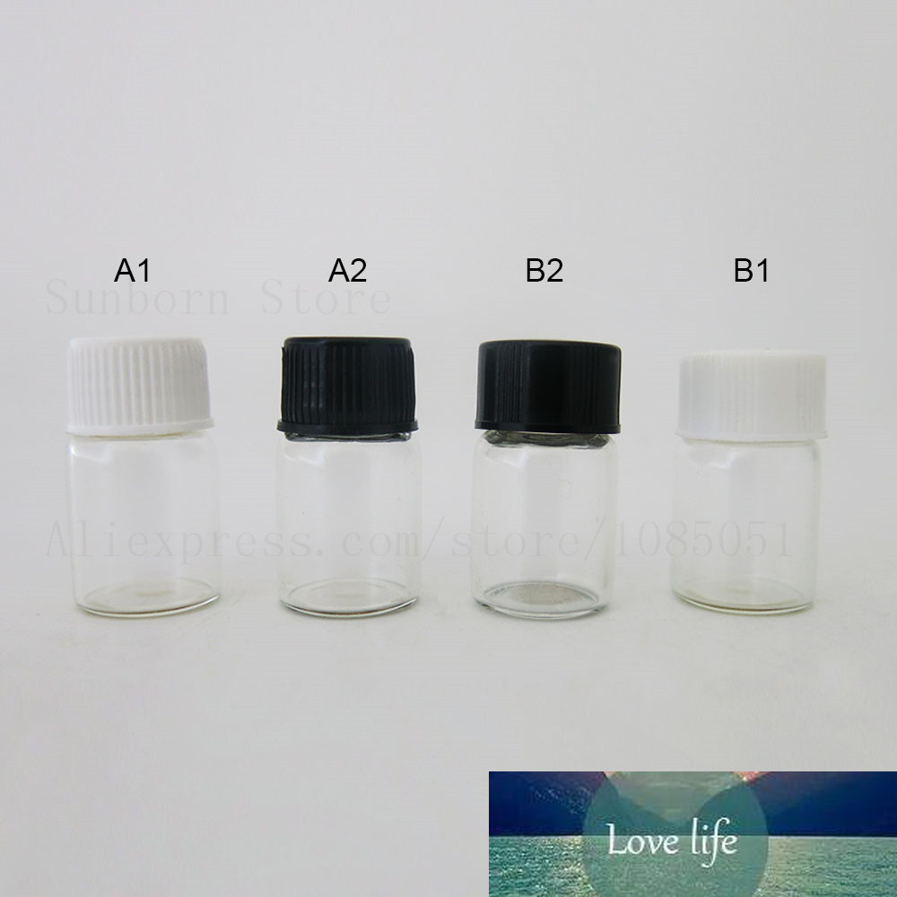 2ML Empty Clear Mini Glass Essential Oil Bottle 2CC Transparent Screw cap Sample Vials Small Cosmetic Bottles 100pcs
2ML Empty Clear Mini Glass Essential Oil Bottle 2CC Transparent Screw cap Sample Vials Small Cosmetic Bottles 100pcs