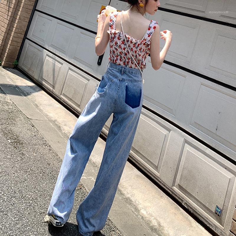 Vintage Loose High Waist Wide Leg Jeans For Women Summer Thin Casual Straight Jeans Color Block Long Denim Trousers1, Light blue
Vintage Loose High Waist Wide Leg Jeans For Women Summer Thin Casual Straight Jeans Color Block Long Denim Trousers1, Light blue