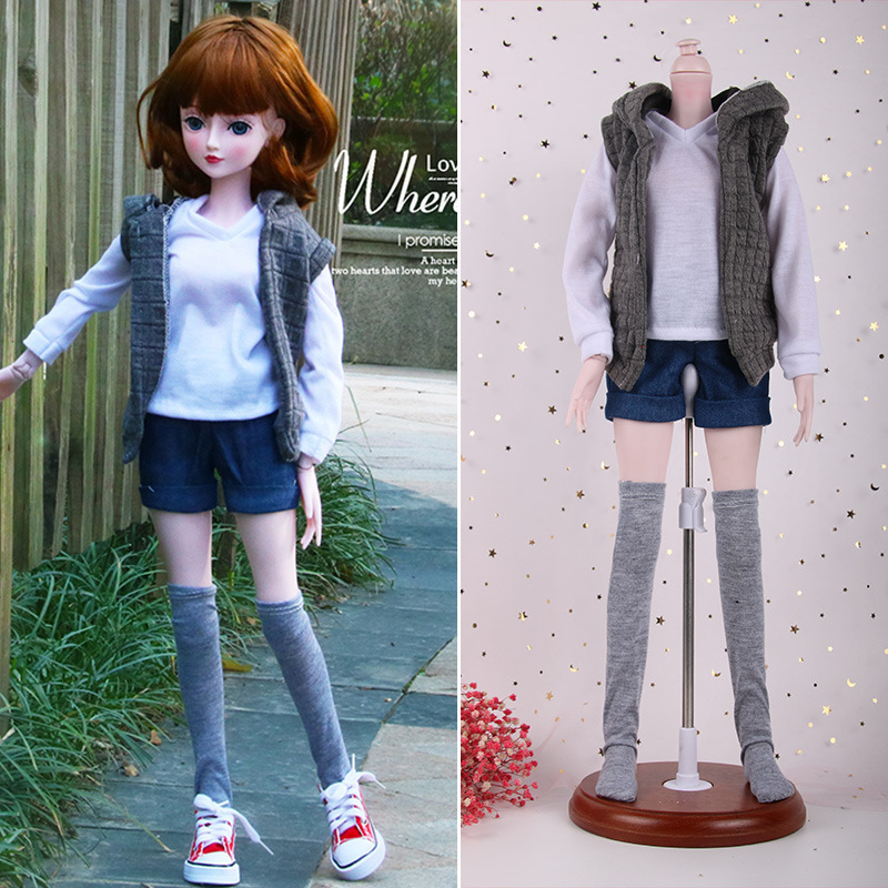 Fashion Newest 1/3 Bjd Doll Dress Casual Handmade Clothes Outfits Suit for 60cm Doll Accessories Toys for Children 201203
Fashion Newest 1/3 Bjd Doll Dress Casual Handmade Clothes Outfits Suit for 60cm Doll Accessories Toys for Children 201203