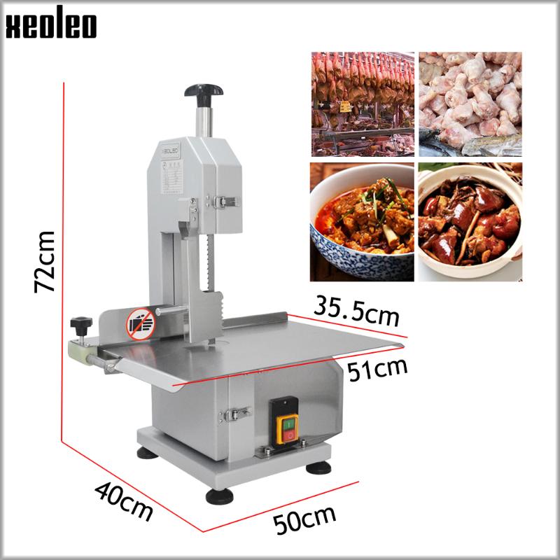 XEOLEO Bone sawing machine Bone cutting machine Frozen meat cutter Commercial cut Trotter/Ribs/Fish/Meat/Beef 110V/220V