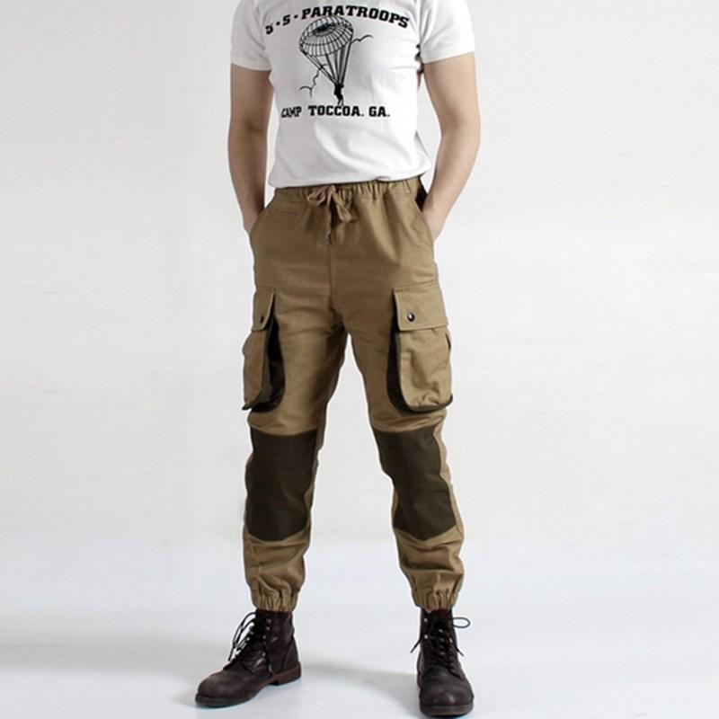 US Army M42 Paratroopers Pants Elastic Waist Overalls Tactical Training Men Outdoor Hiking Camping Hunting Trousers1, Khaki
US Army M42 Paratroopers Pants Elastic Waist Overalls Tactical Training Men Outdoor Hiking Camping Hunting Trousers1, Khaki
