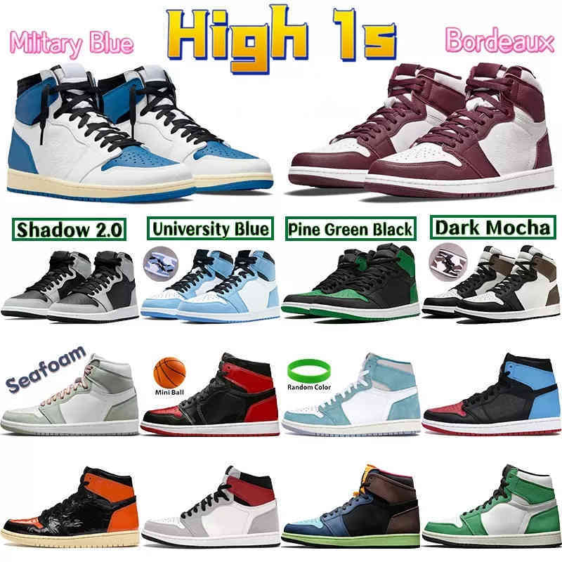 2021 New Arrival High Prototype 1 1s OG Basketball Shoes Chicago UNC powder blue Rust Shadow Mens Designer sneakers wolf grey sail Pale
2021 New Arrival High Prototype 1 1s OG Basketball Shoes Chicago UNC powder blue Rust Shadow Mens Designer sneakers wolf grey sail Pale