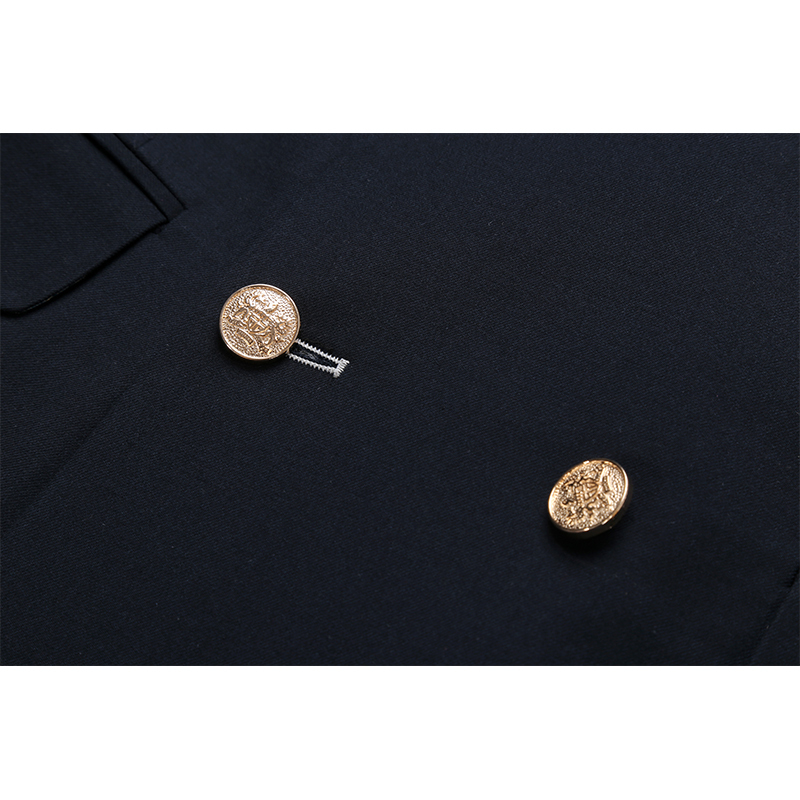 Double-breasted Men Suits Jacket Suit Terno 50% Wool Gold Buttons Costume Homme Blazers+Pants Casual Slim Fit Marriage Set 201105