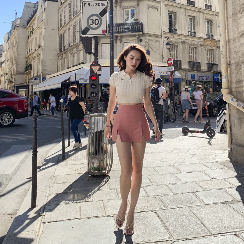 2021 New Le Palais Vintage A/w High-waisted Original, Solid, Cotton, Sexy, Street Style Long-legged Shorts MLZQ, Black
2021 New Le Palais Vintage A/w High-waisted Original, Solid, Cotton, Sexy, Street Style Long-legged Shorts MLZQ, Black
