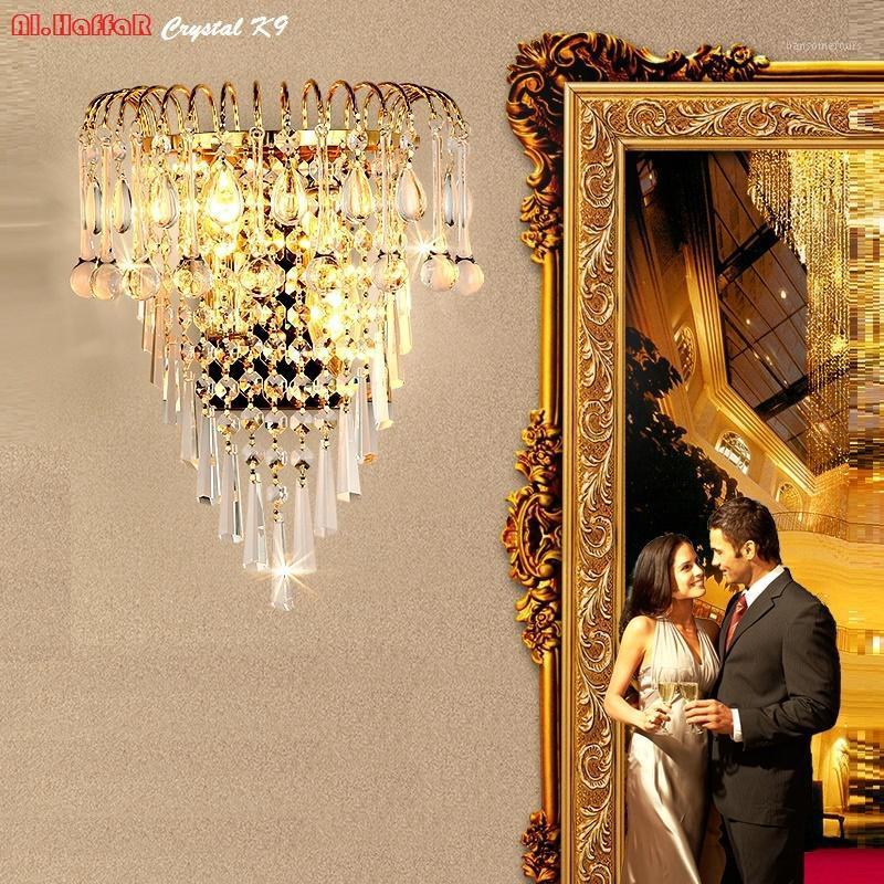 Luxury Wall Sconce Fixture K9 Crystal Wall Light Sconces Home Decor Lamps Beside Modern Led lights for living room bedroom1
Luxury Wall Sconce Fixture K9 Crystal Wall Light Sconces Home Decor Lamps Beside Modern Led lights for living room bedroom1