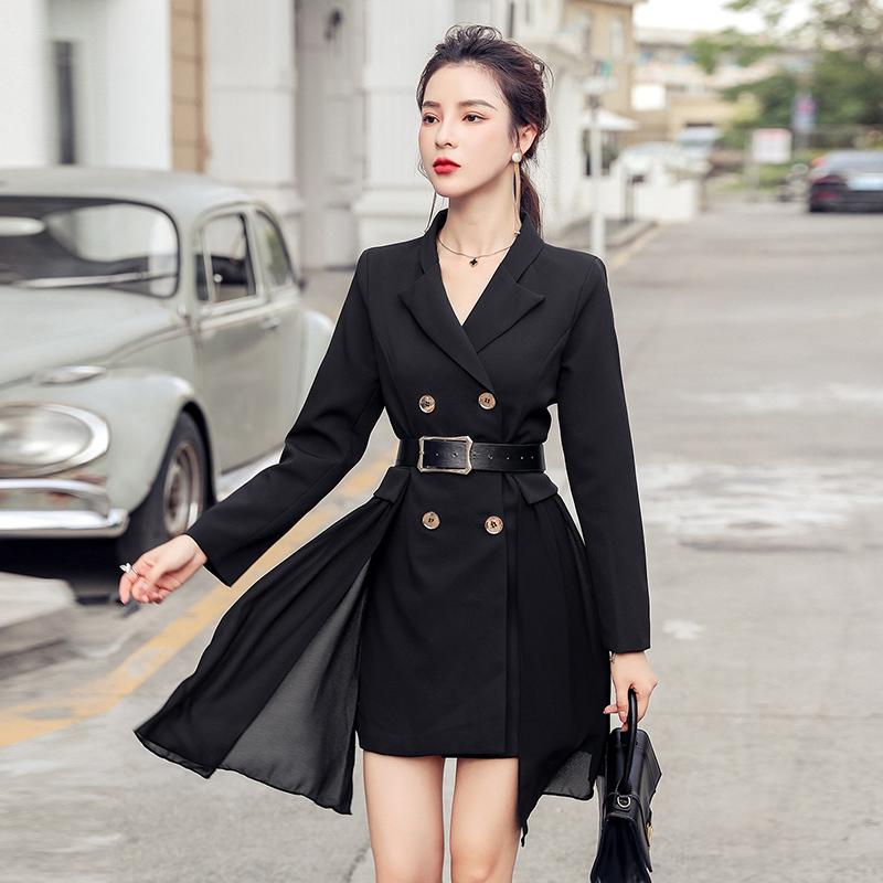 New Elegant Fashion Women Spring Autumn Windbreaker Jacket Office Lady Tunic Waist Slim Suit Collar High Waist Coat, Black
New Elegant Fashion Women Spring Autumn Windbreaker Jacket Office Lady Tunic Waist Slim Suit Collar High Waist Coat, Black