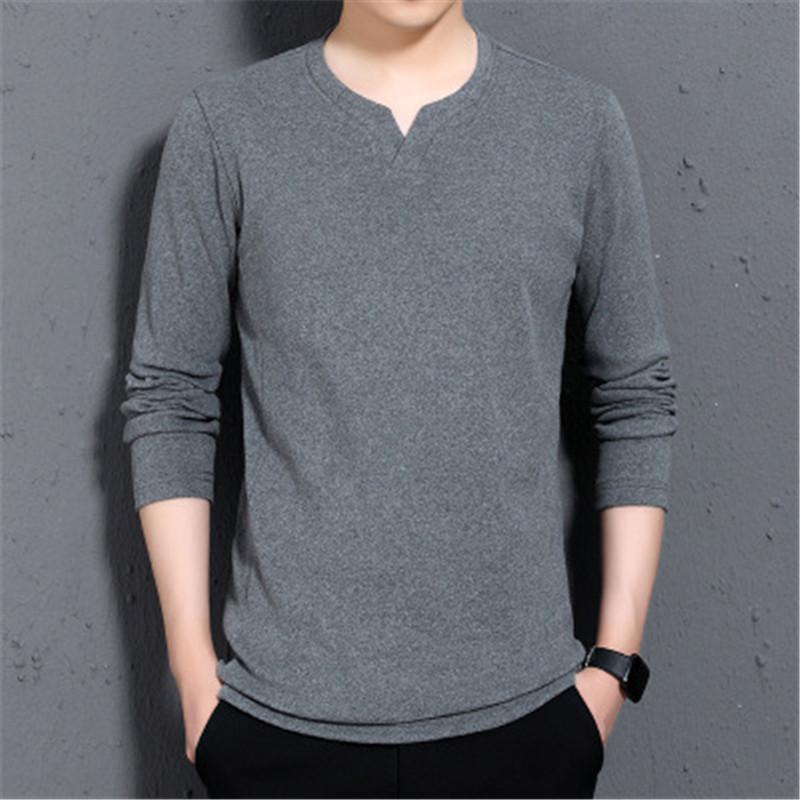Man V-neck T-shirts Fashion Occident Trend Long Sleeve Loose Sport Tees Designer Autumn Male New Streetwears Casual Pullover Tops, Gray
Man V-neck T-shirts Fashion Occident Trend Long Sleeve Loose Sport Tees Designer Autumn Male New Streetwears Casual Pullover Tops, Gray
