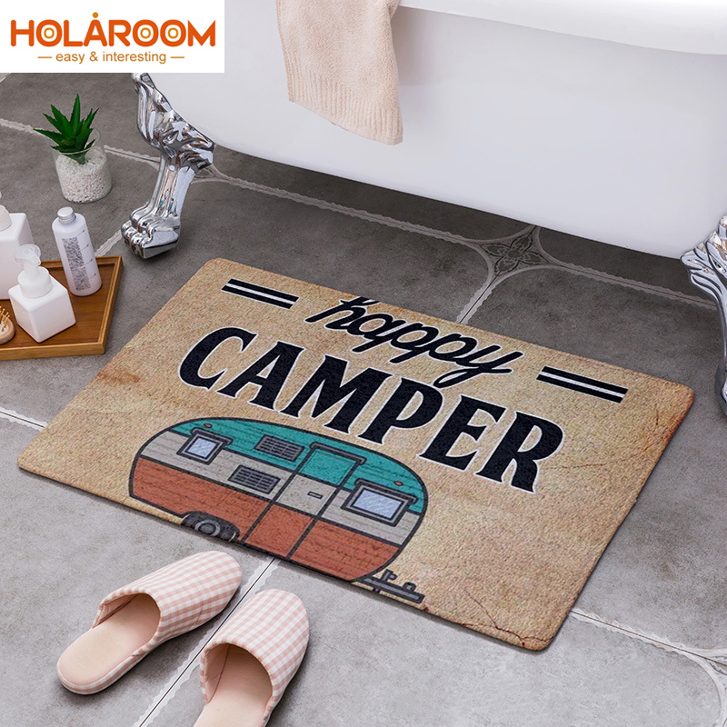 Cartoon Camper Carpet Bathroom Entrance Doormat Bath Indoor Floor Rugs Absorbent Mat Anti-slip Kitchen Rug for Home Decorative 201119
Cartoon Camper Carpet Bathroom Entrance Doormat Bath Indoor Floor Rugs Absorbent Mat Anti-slip Kitchen Rug for Home Decorative 201119