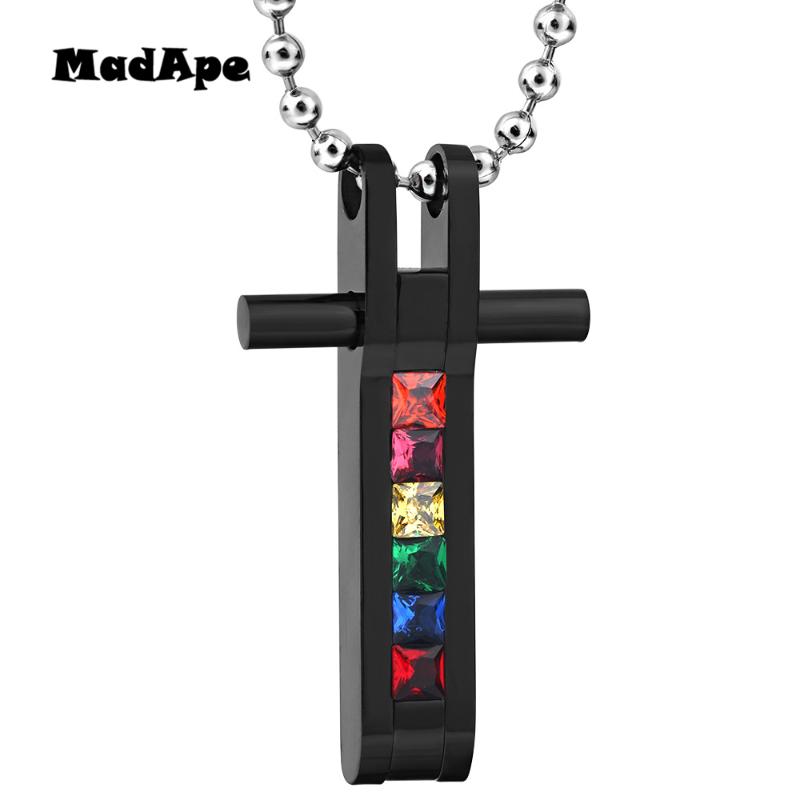 MadApe Cross Pendants & Necklace Black Color Stainless Steel Round Bead Chain 2020 Fashion Jewelry Necklace For Women Gift
MadApe Cross Pendants & Necklace Black Color Stainless Steel Round Bead Chain 2020 Fashion Jewelry Necklace For Women Gift