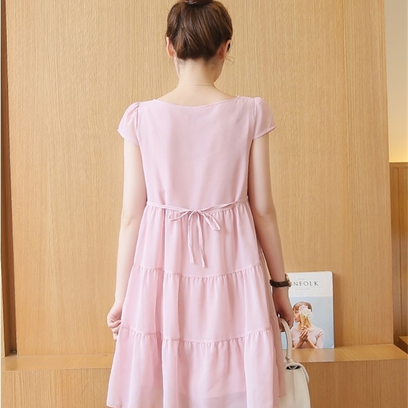 Maternity Dresses Short Shoulder Strap Pregnancy Clothes Pregnant Women Lady Summer Wear Maternity Dress Maternity Dress Vestido LJ201114