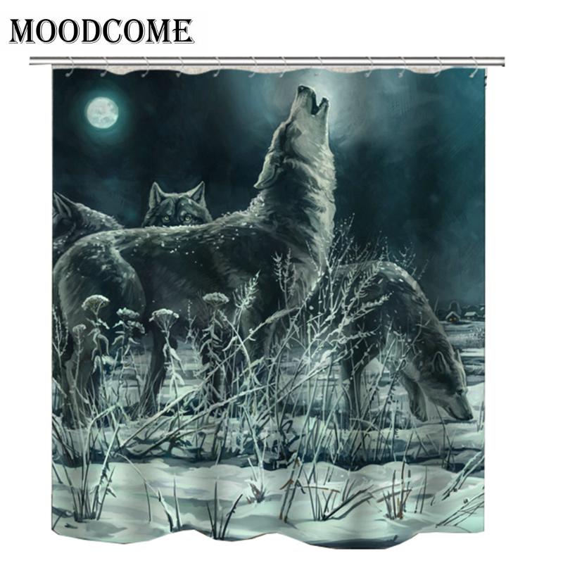 moon wolf shower curtain waterproof drop shipping cortina de baño 3d bath curtain shower bathroom
moon wolf shower curtain waterproof drop shipping cortina de baño 3d bath curtain shower bathroom