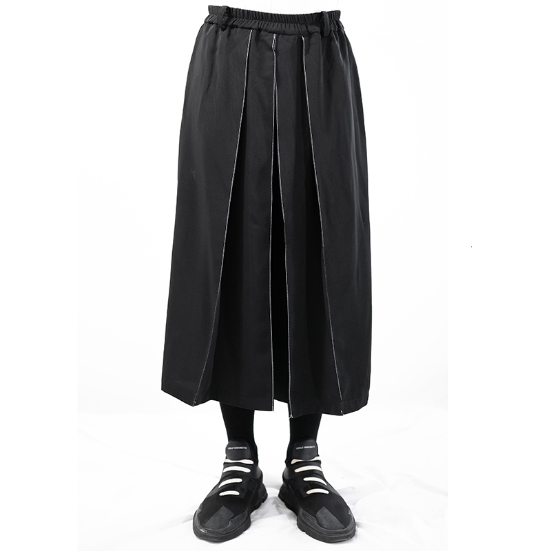 2021 New Occasional Trousers of Original Men with Split-tuck Deconstruction Design Baggy Wide-leg Dark Pants Skirt. -6xl. SL3I, Black
2021 New Occasional Trousers of Original Men with Split-tuck Deconstruction Design Baggy Wide-leg Dark Pants Skirt. -6xl. SL3I, Black