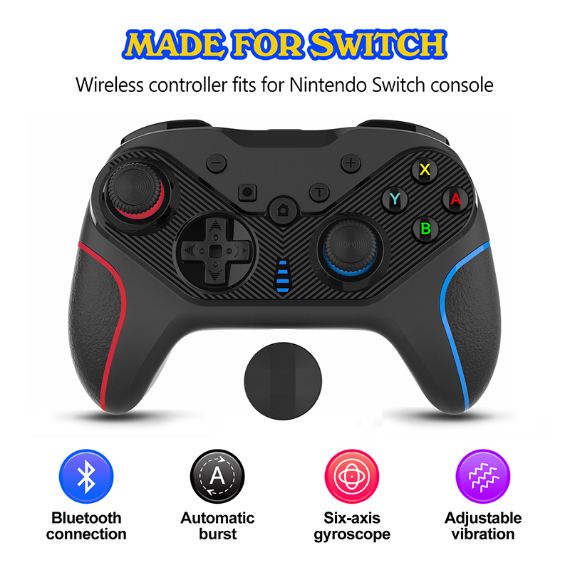 Wireless Gamepad for NS-Switch Ps4 Ps5 Playstation 4 5 Bluetooth Game Controller for Android/iOS/PC Game Accessories
Wireless Gamepad for NS-Switch Ps4 Ps5 Playstation 4 5 Bluetooth Game Controller for Android/iOS/PC Game Accessories