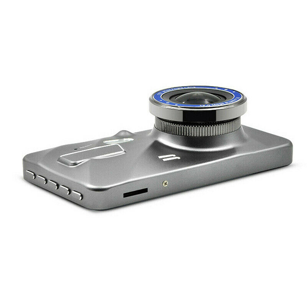 4" 2.5D HD 1080P Dual Lens Car DVR Video Recorder Dash Cam Smart G-Sensor Rear Camera 170 Degree Wide Angle Ultra HD Resolution