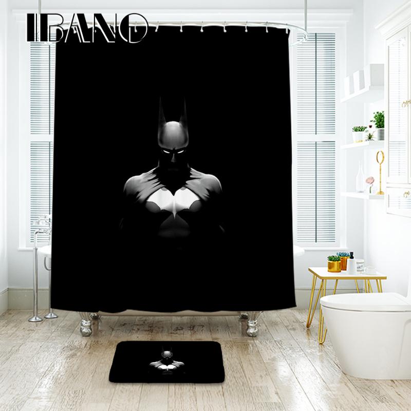 IBANO 3D Black Shower Curtain Waterproof Polyester Fabric Bath Curtain For The Bathroom And The Floor Mat
IBANO 3D Black Shower Curtain Waterproof Polyester Fabric Bath Curtain For The Bathroom And The Floor Mat