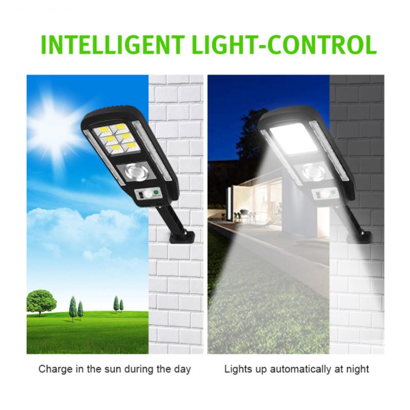 89 LED Solar Lamp Outdoor Motion Sensor RGB Security Wall Light