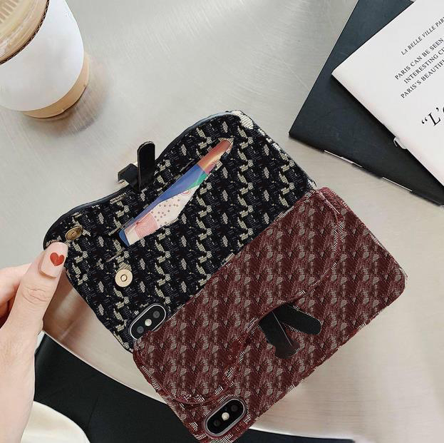 Fashion Beautiful knitted wallet durable and drop-resistant mobile phone case suitable for iPhone 11 12 Pro X XS Max XR 7 8 plus SJK21
Fashion Beautiful knitted wallet durable and drop-resistant mobile phone case suitable for iPhone 11 12 Pro X XS Max XR 7 8 plus SJK21
