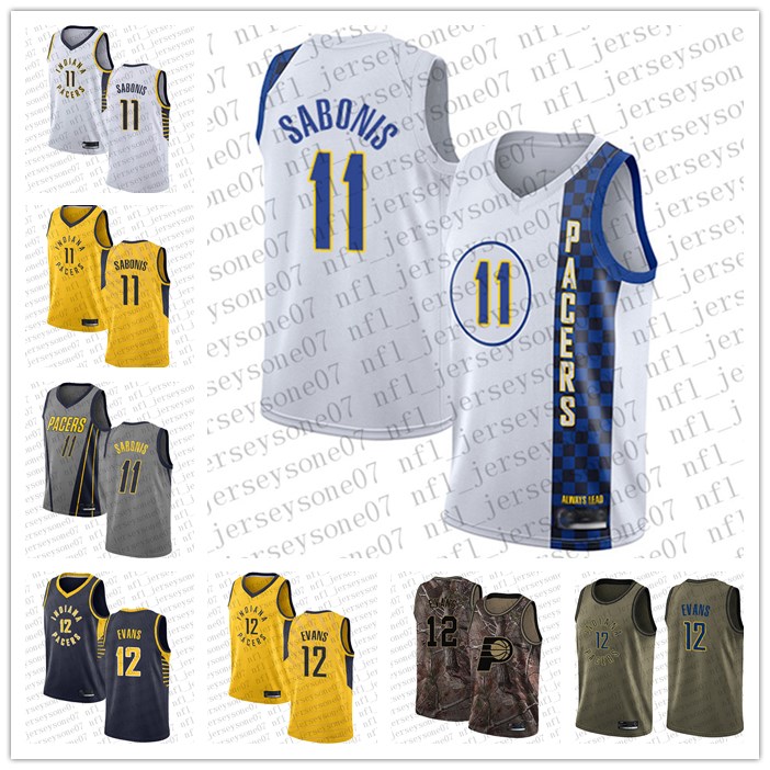 Men women youth indiana Pacers 11 Domantas Sabonis 12 Tyreke Evans White blue Camo Basketball Swingman Realtree Collection Jersey, Black
Men women youth indiana Pacers 11 Domantas Sabonis 12 Tyreke Evans White blue Camo Basketball Swingman Realtree Collection Jersey, Black