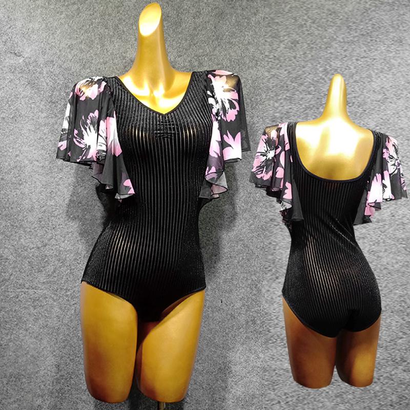 New Latin Dance Tops Women Latin Leotard Practice Dance Wear Flamengo Competition Clothes Rumba Dress women Costume VDB933, Black
New Latin Dance Tops Women Latin Leotard Practice Dance Wear Flamengo Competition Clothes Rumba Dress women Costume VDB933, Black