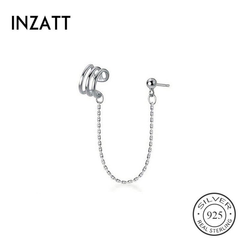 INZAReal 925 Sterling Silver Tassel Chain Drop Earrings For Fashion Women Minimalist Fine Jewelry Hiphop Accessories 1piece
INZAReal 925 Sterling Silver Tassel Chain Drop Earrings For Fashion Women Minimalist Fine Jewelry Hiphop Accessories 1piece