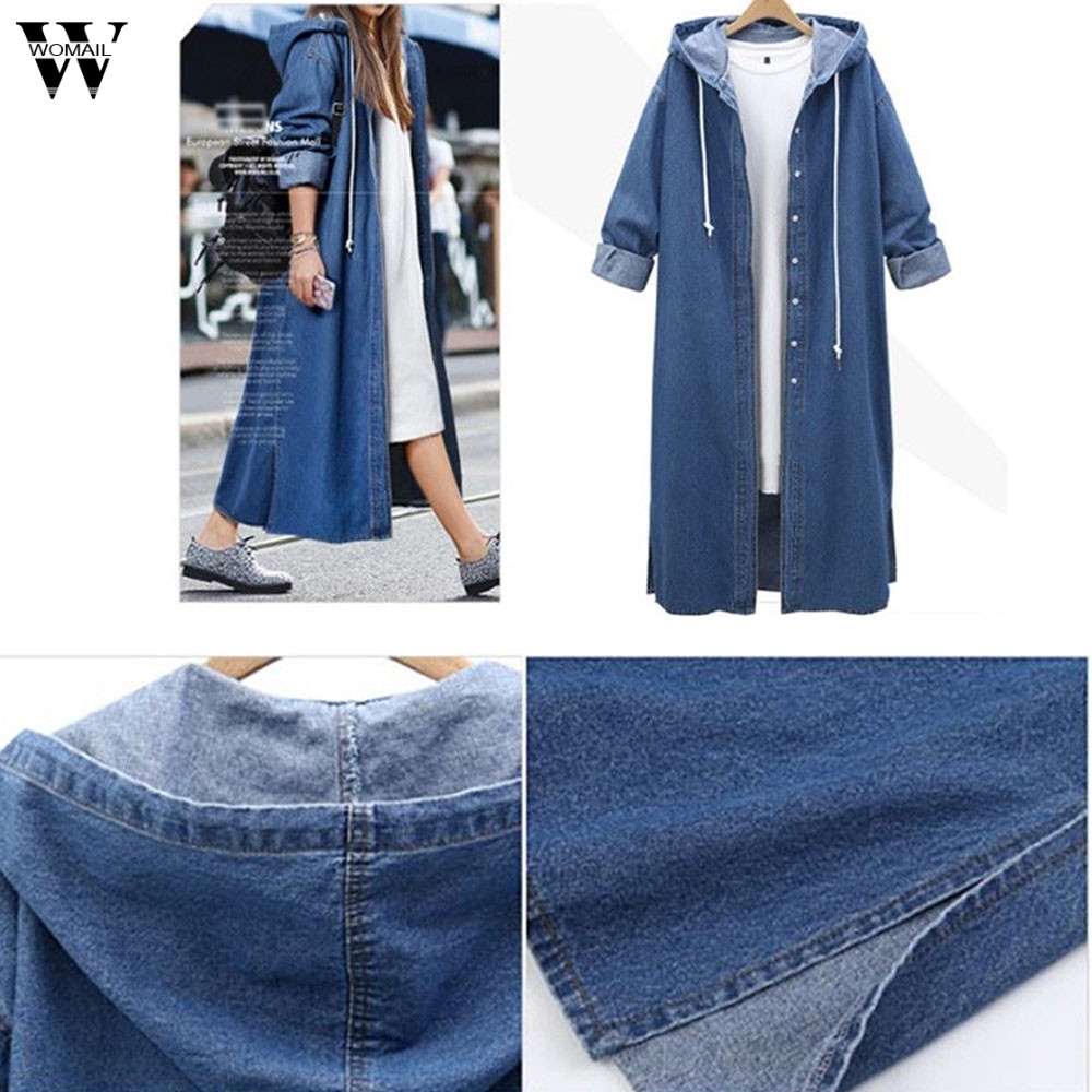Spring Faux Fur Teddy Coat Jacket Women Autumn Winter New Women Long Jean Coat Sweatshirt Long Sleeves Jeans Coat Denim Jacket 201017